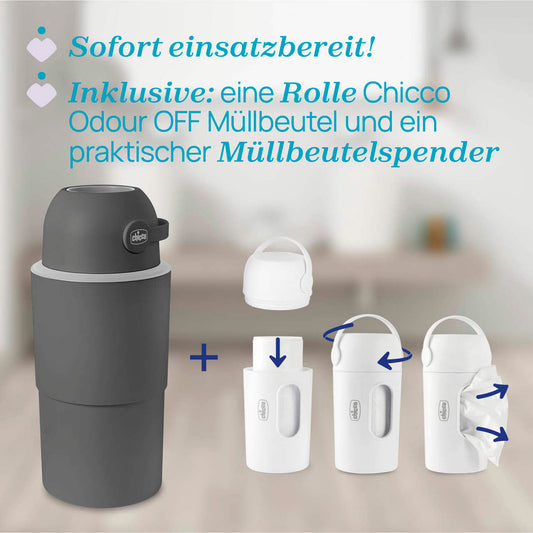 chicco Teleskop Windeleimer XL Odour Off