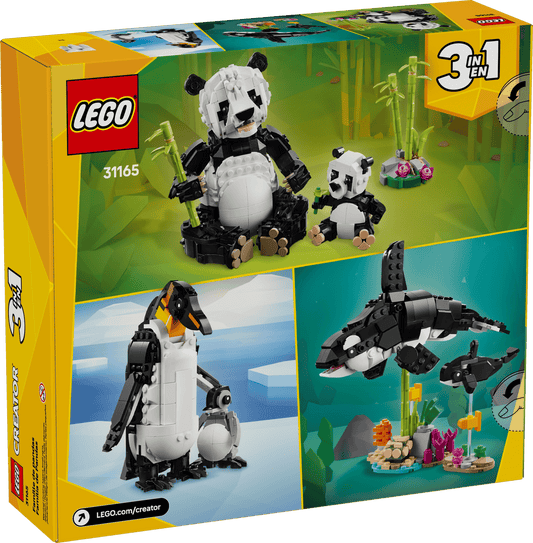 LEGO® Creator 3-in-1-Sets #31165 Wilde Tiere: Pandafamilie