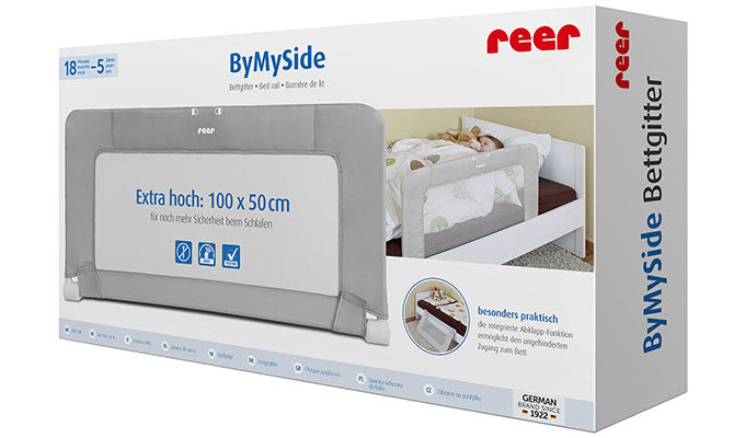 ByMySide Bettgitter, für Betten 150 cm - 180 cm, mit Abklappfunktion