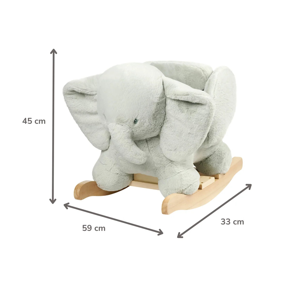 Nattou Schaukeltier Elefant LouLou Lindengrün