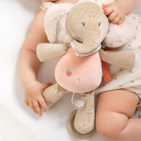 Nattou Kuscheltier Spieluhr Elefant Flo, Ernest & Oli