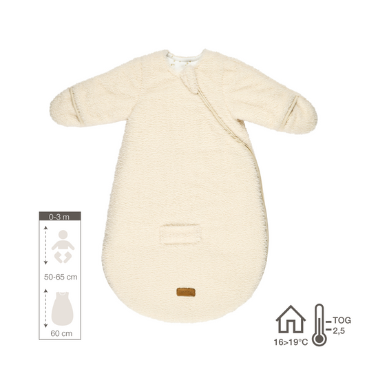Nattou Schlafsack Teddy Ecru 60 cm