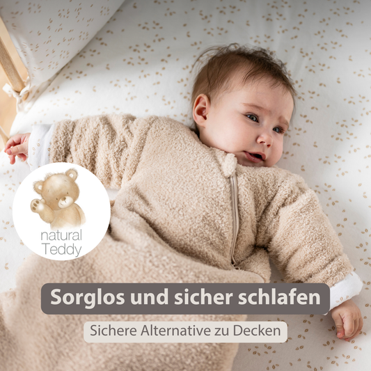 Nattou Schlafsack Teddy Beige 70 cm