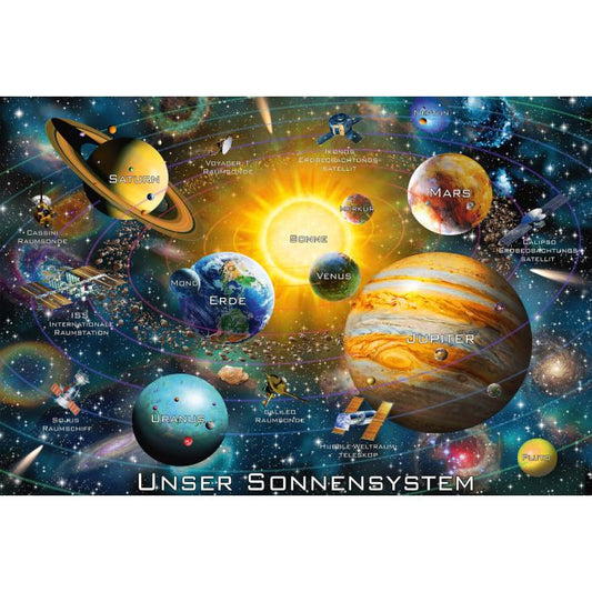 Unser Sonnensystem, 200 Teile Kinderpuzzle