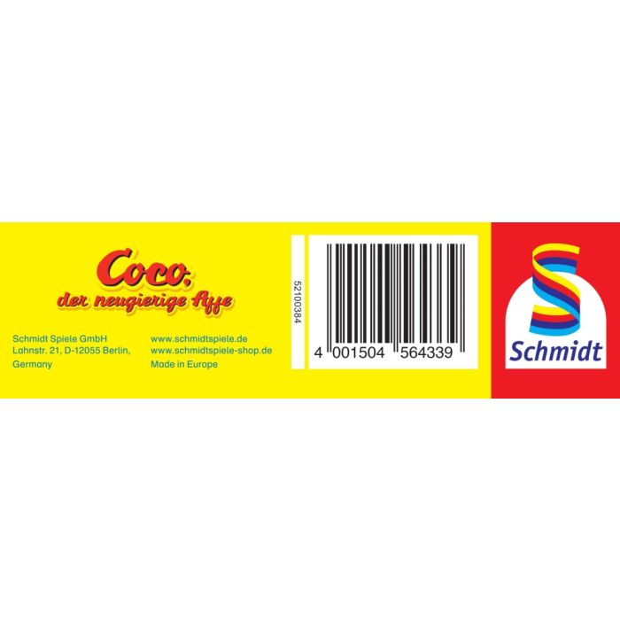 Coco der neugierige Affe - Mein Freund Coco, 3x48 Teile Kinderpuzzle