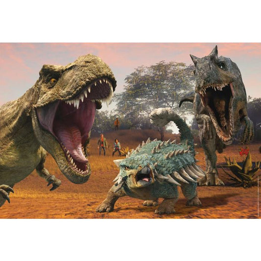 Jurassic World: Chaos Theory - Eine neue Ära, 100 Teile, Eco-Friendly, Gras Kinderpuzzle