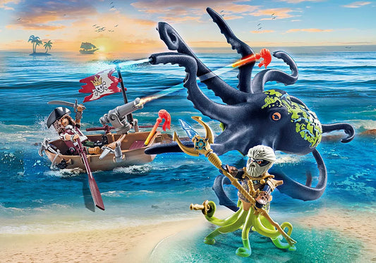 Playmobil Kampf gegen den Riesenoktopus
