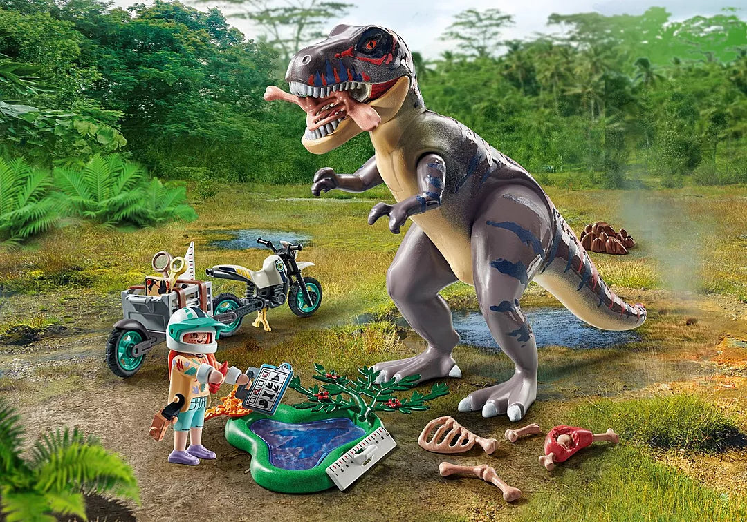 Playmobil T-Rex-Spurensuche