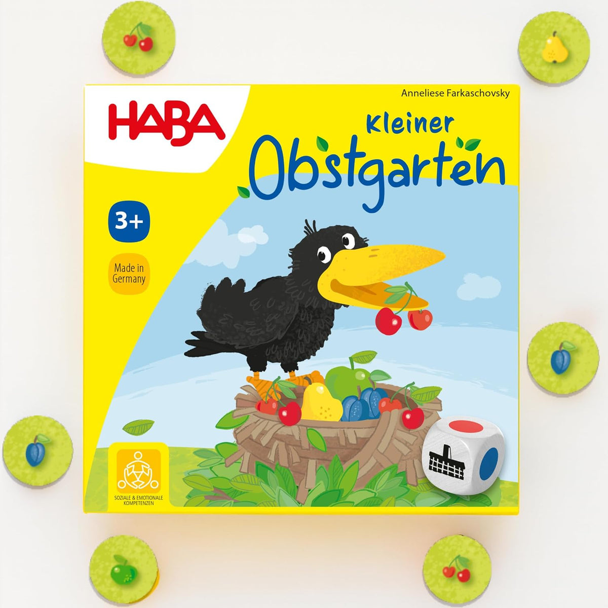 HABA Kleiner Obstgarten – Kooperatives Reisespiel ab 3 Jahren