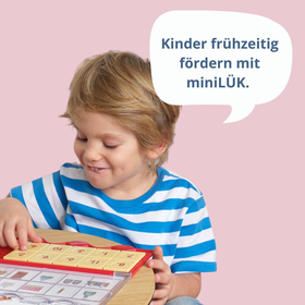 miniLÜK Kontrollgerät Klarsichtdeckel pink