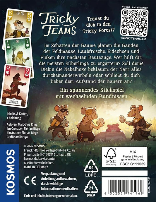 Kosmos Tricky Teams | Stichspiel ab 10 Jahren von Marc-Uwe Kling | HerzEcke