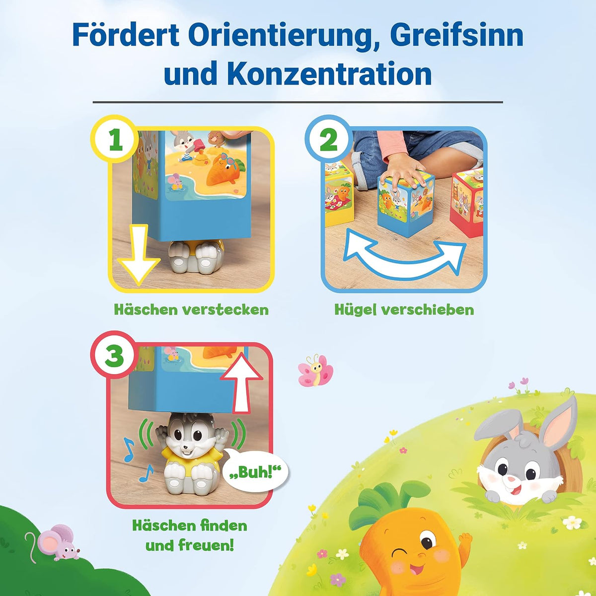 Ravensburger Mein erstes Lotti Karotti – Merkspiel ab 18 Monaten