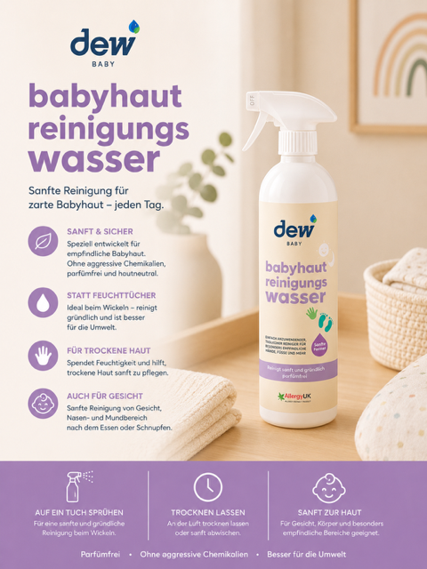 dew Safer Baby Hautreinigungswasser
