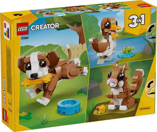 LEGO® Creator 3-in-1-Sets #31382 Niedliche Tiere: Verspielter Welpe