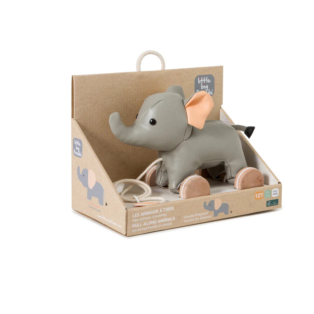little big friends Nachziehspielzeug Vinzenz der Elefant