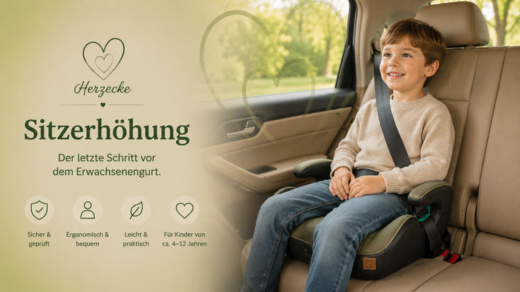 Sitzerhöhung – der letzte Schritt vor dem Erwachsenengurt