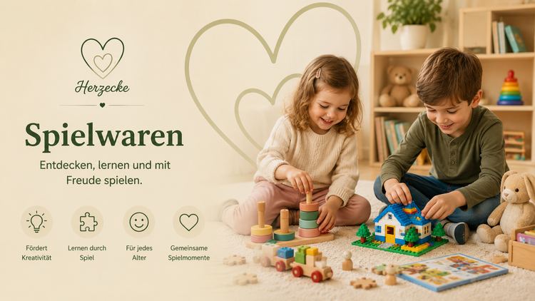 Spielwaren – entdecken, lernen und mit Freude spielen