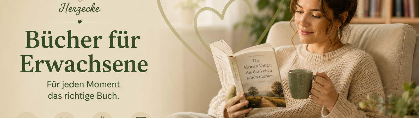 Bücher für Erwachsene – für jeden Moment das richtige Buch