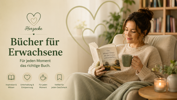 Bücher für Erwachsene – für jeden Moment das richtige Buch