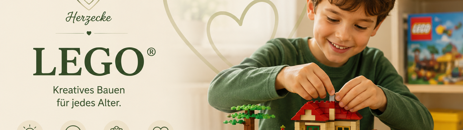 1-3 Jahre LEGO® – kreatives Bauen