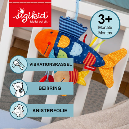 Sigikid Babyspielzeug Aktiv-Fisch – Funktionen