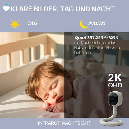 chicco Wifi Video-Babyphone mit flexibler Halterung