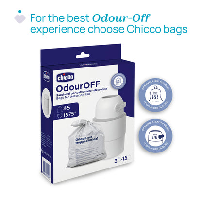 chicco Teleskop Windeleimer XL Odour Off
