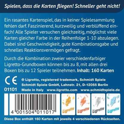 Ligretto®: blau, Kartenspiel