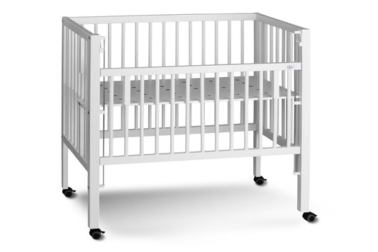 tiSsi Anstellbett MAXI | Babybett mit Rollen höhenverstellbar
