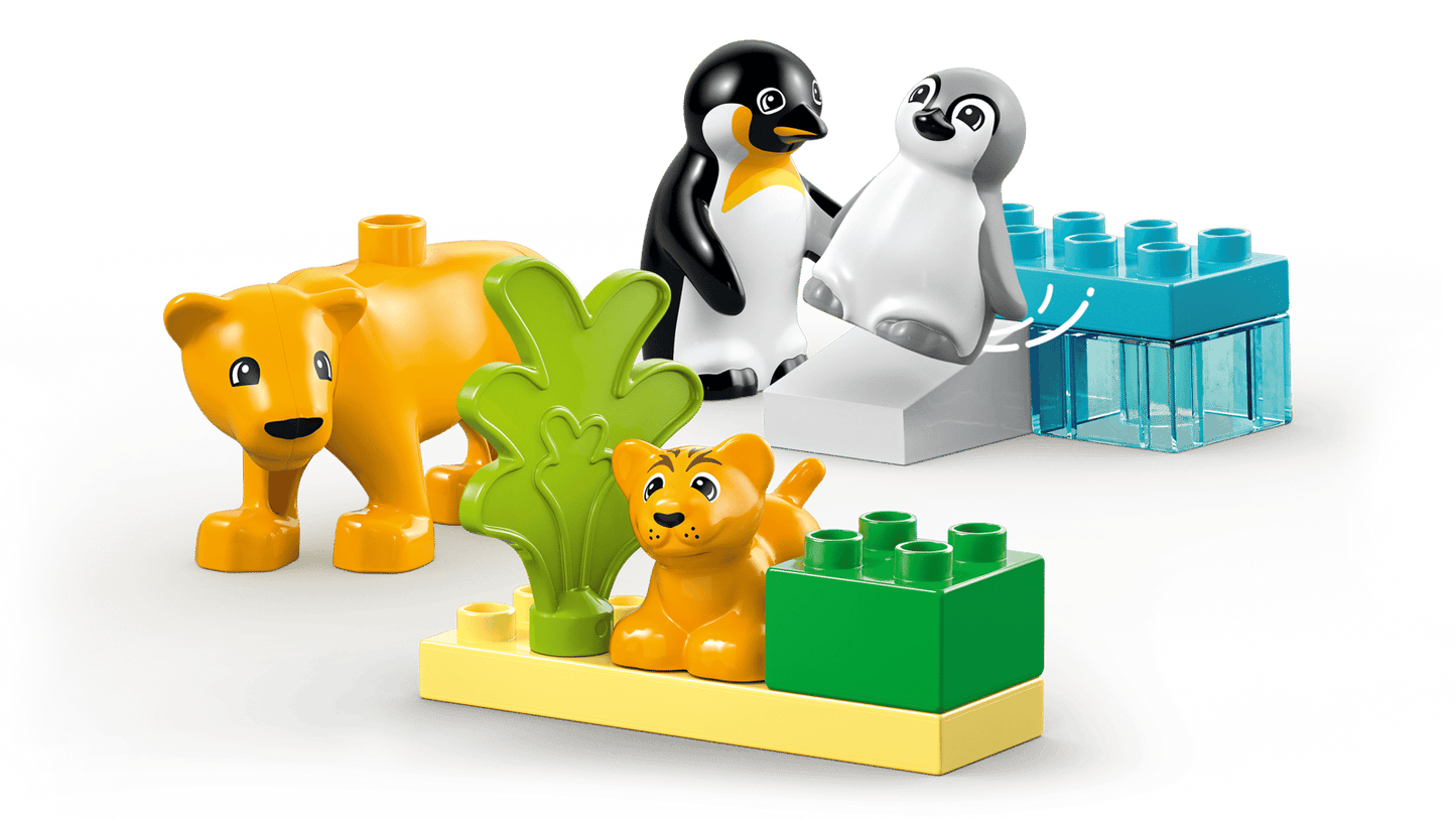 LEGO® DUPLO® #10442 Wildtier-Familien: Pinguine und Löwen