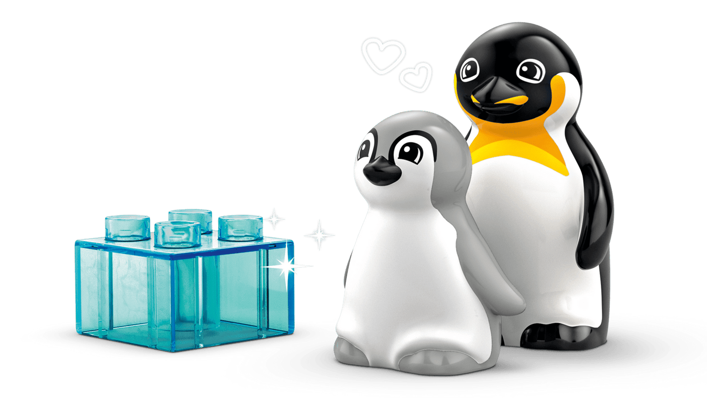 LEGO® DUPLO® #10442 Wildtier-Familien: Pinguine und Löwen