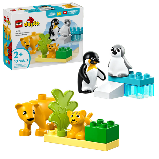 LEGO® DUPLO® #10442 Wildtier-Familien: Pinguine und Löwen