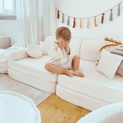 MeowBaby.de MeowBaby Spielsofa Premium Bouclé