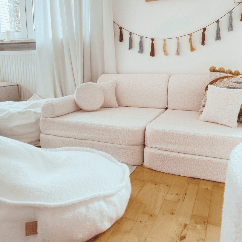 MeowBaby.de MeowBaby Spielsofa Premium Bouclé