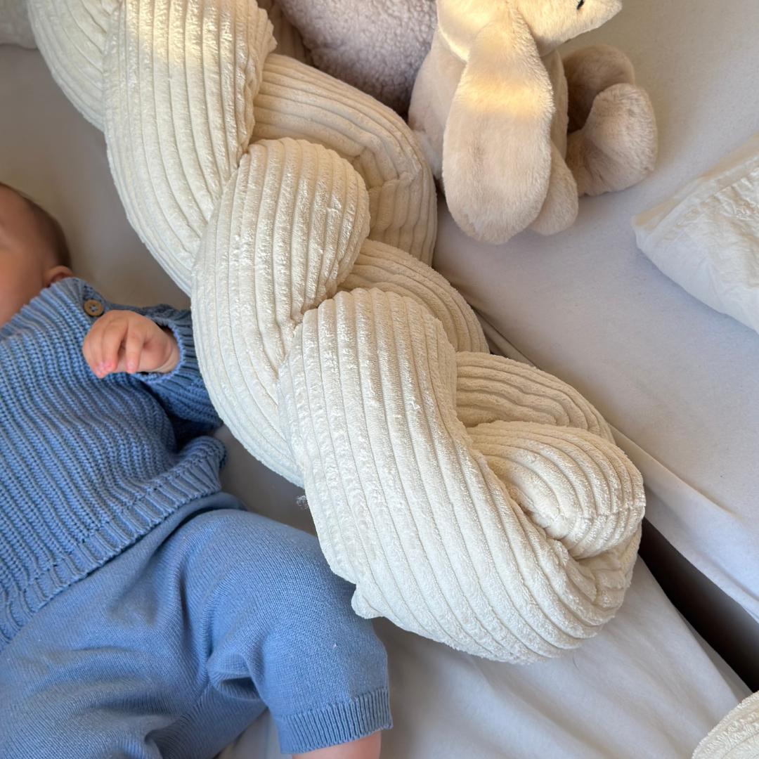 MeowBaby.de MeowBaby Geflochtene Bettschlange Cord Classic Cord Edition (1,5 - 3 m)