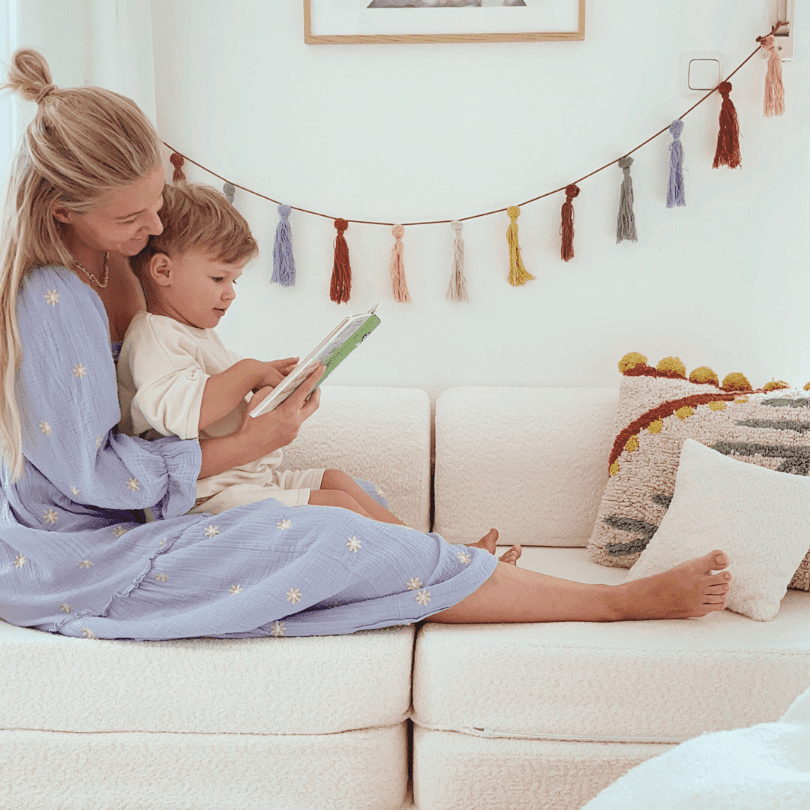 MeowBaby.de MeowBaby Spielsofa Premium Bouclé