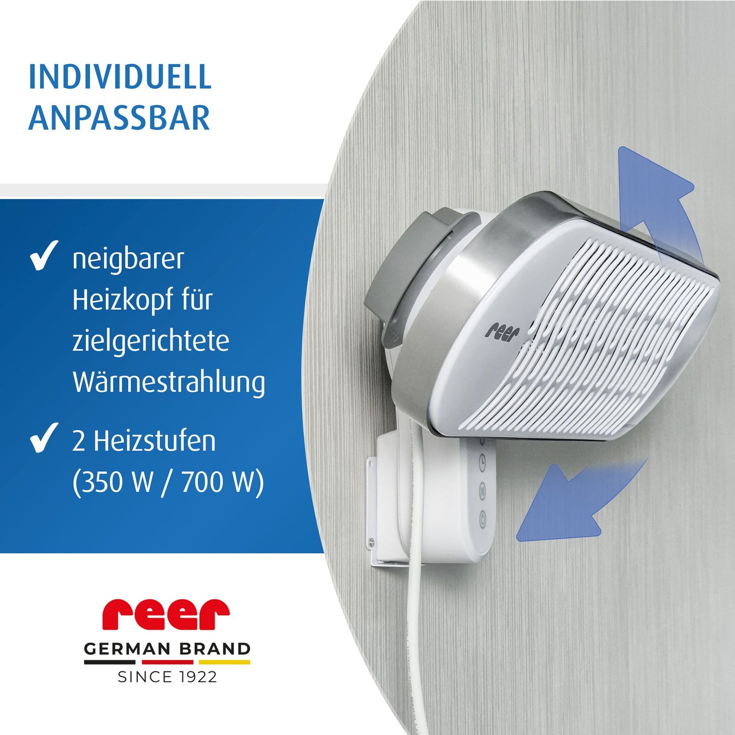 reer HeatCare+, Wandgerät