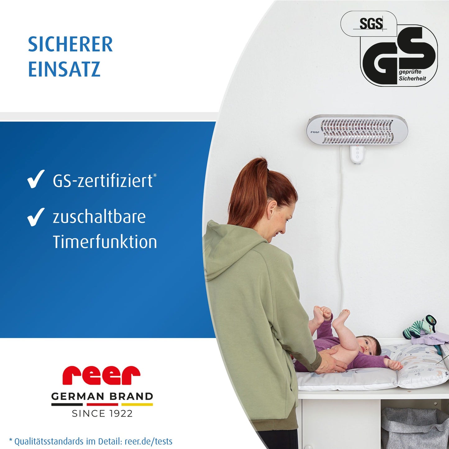 reer HeatCare+, Wandgerät