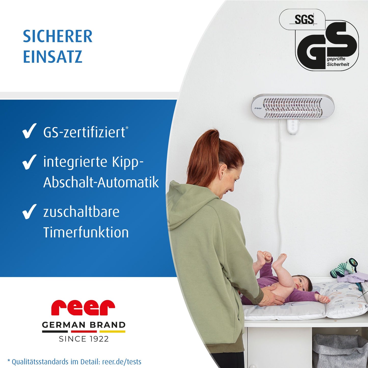 reer HeatCare+ Flex, Standgerät