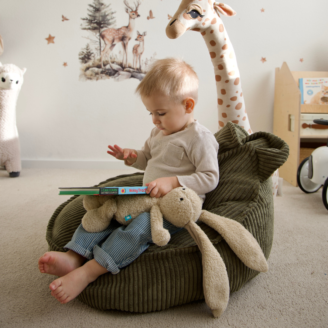 MeowBaby.de MeowBaby Kindersessel Cord Bär Classic Cord Edition