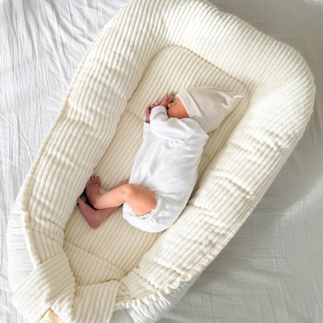 MeowBaby.de MeowBaby Babynest Cord – Classic Cord Edition für Neugeborene