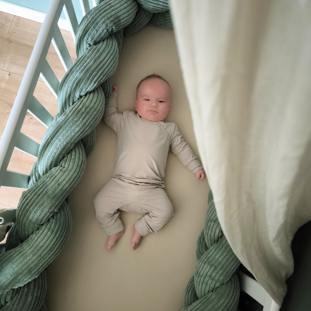 MeowBaby.de MeowBaby Geflochtene Bettschlange Cord Classic Cord Edition (1,5 - 3 m)