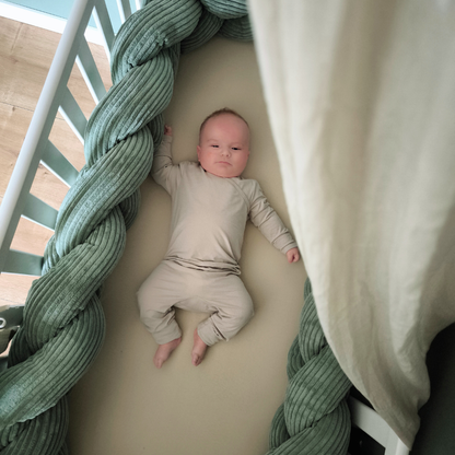 MeowBaby.de MeowBaby Geflochtene Bettschlange Cord Classic Cord Edition (1,5 - 3 m)