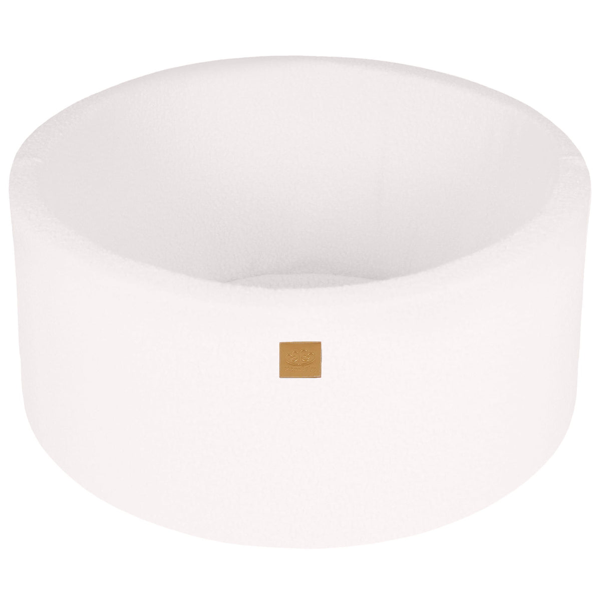 MeowBaby.de MeowBaby Bällebad Bouclé creme/weiß 90x40 cm, 300 Bälle - eigene Farbauswahl