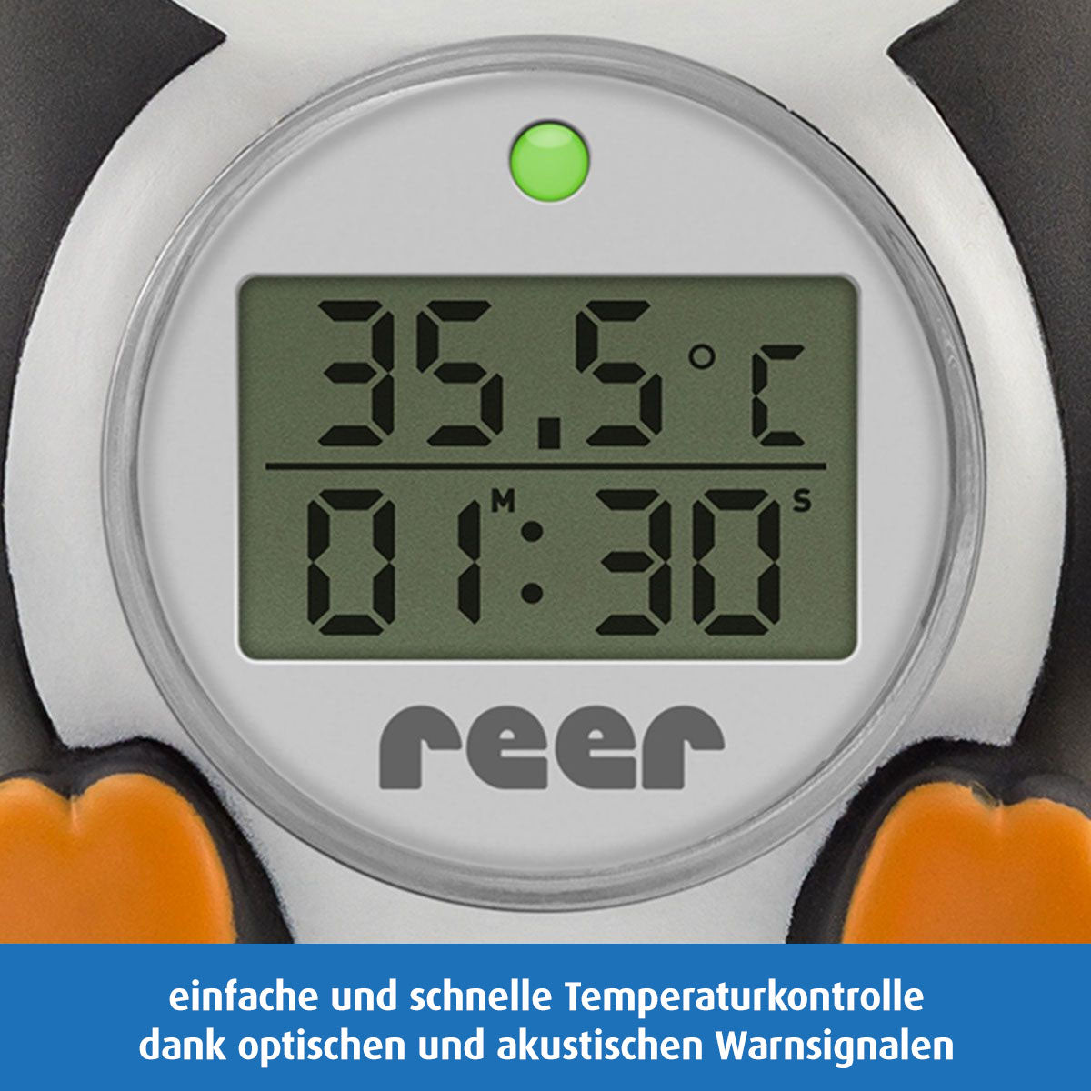 reer MyHappyPingu 2in1 digitales Badethermometer
