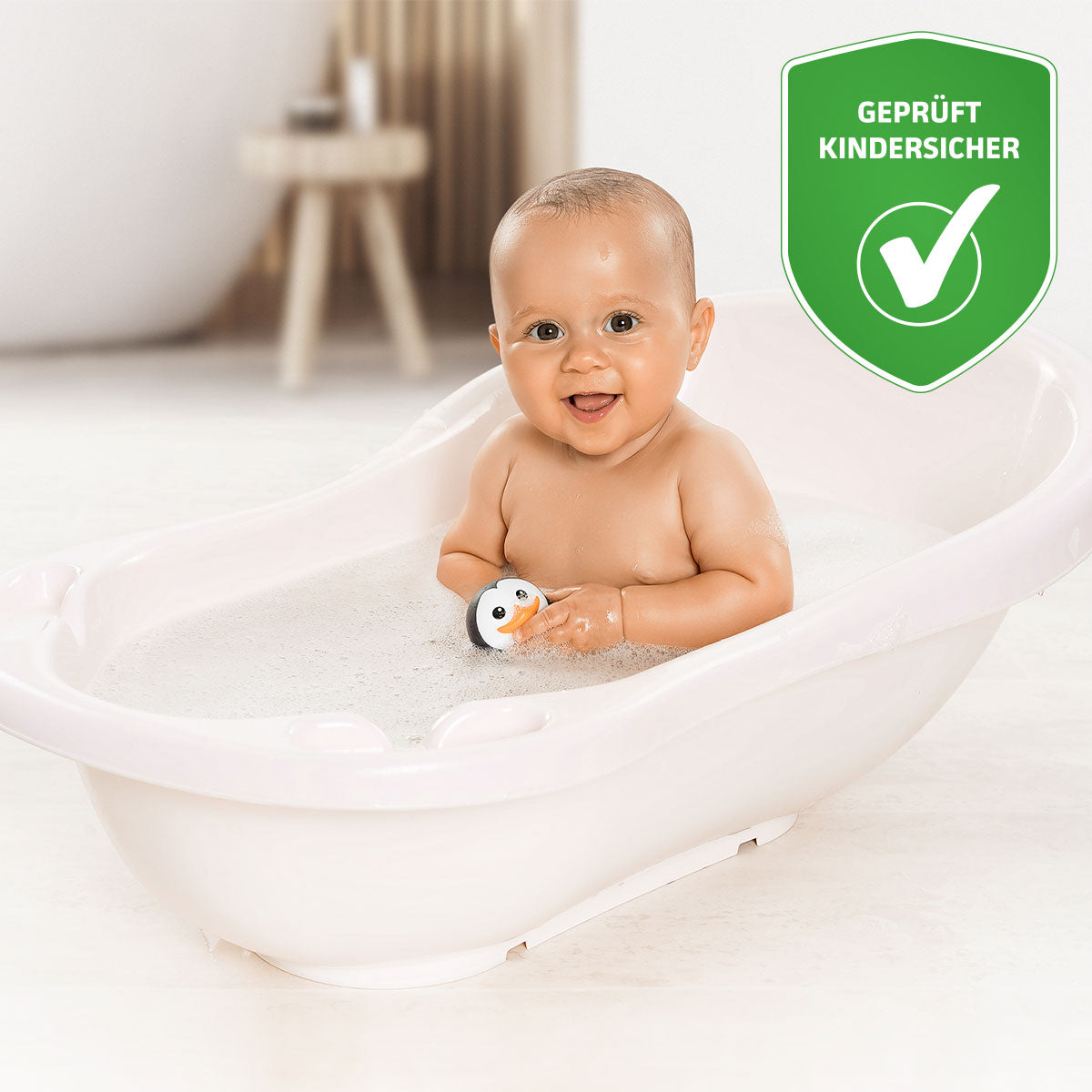 reer MyHappyPingu 2in1 digitales Badethermometer