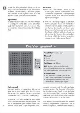 SCHUBI Abaco 1x1 Spiele mit Abaco