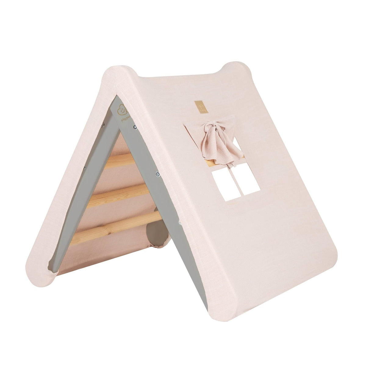 MeowBaby.de MeowBaby Haus mit faltbarer Kinderleiter 60x61 cm
