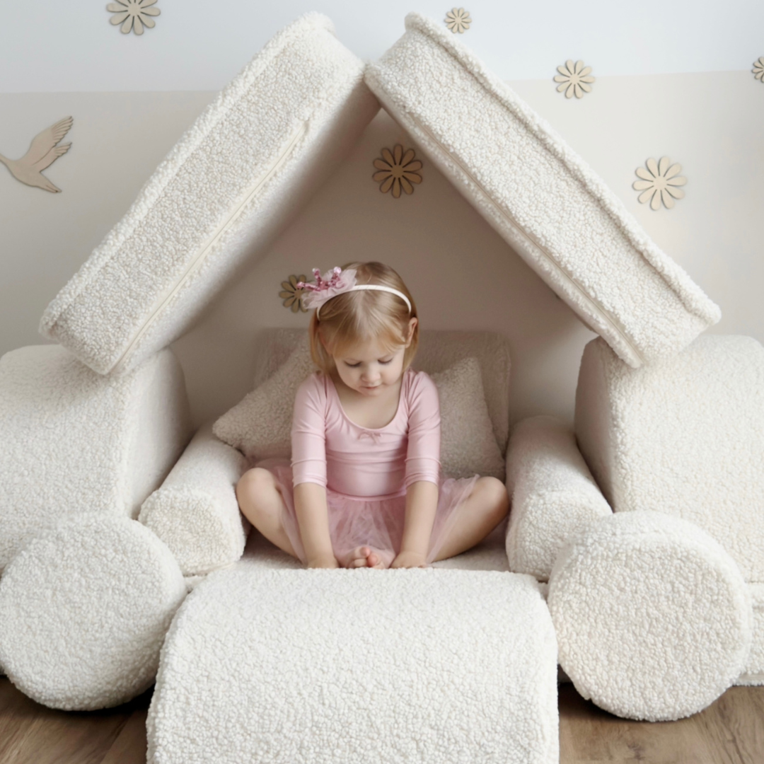 MeowBaby.de MeowBaby Spielsofa Mini Max Bearly Soft Teddy Edition