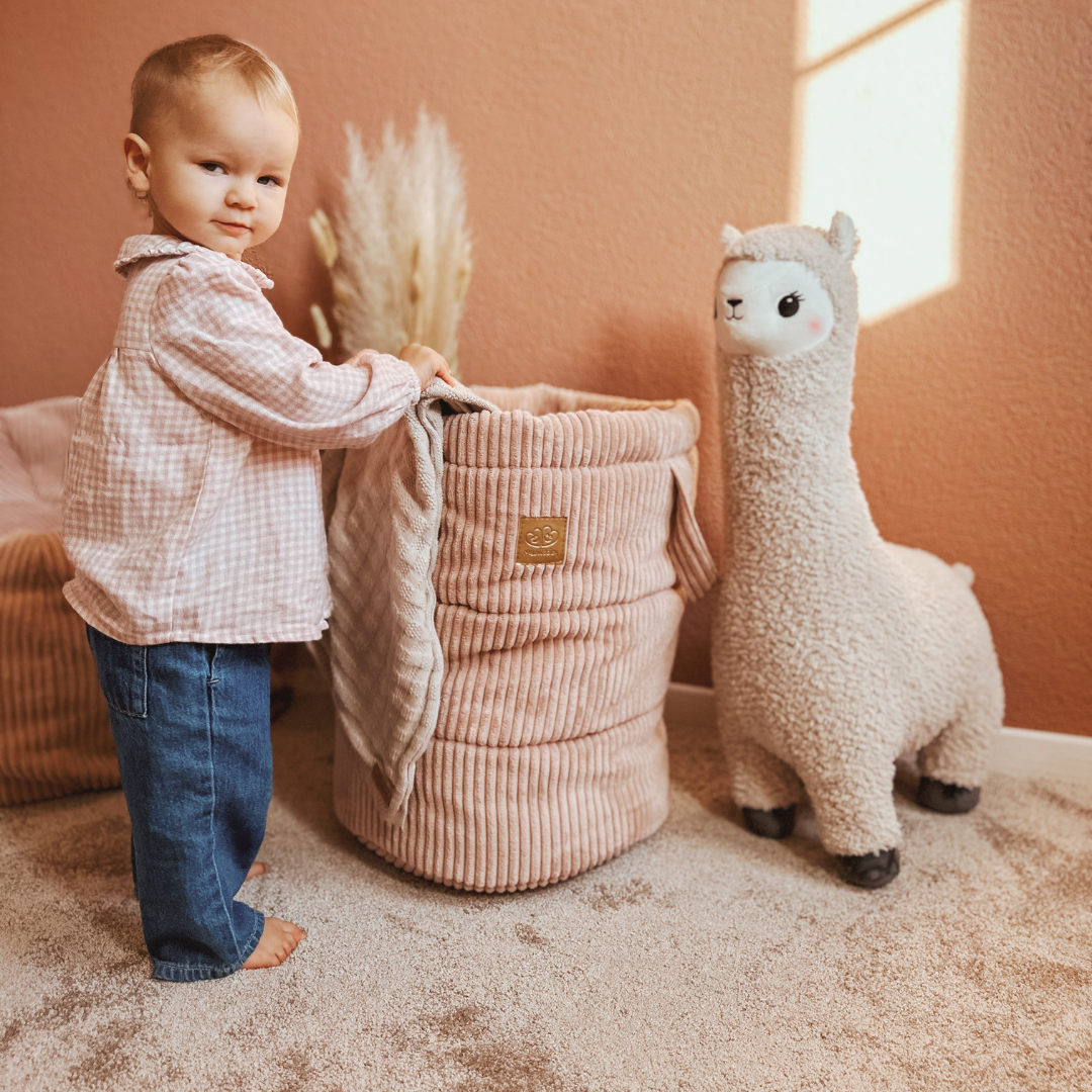 MeowBaby.de MeowBaby Spielzeugtonne Cord Classic Cord Edition